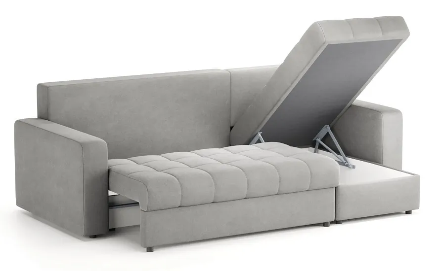 Диван угловой Тренто Leonardo 14 серый - 5