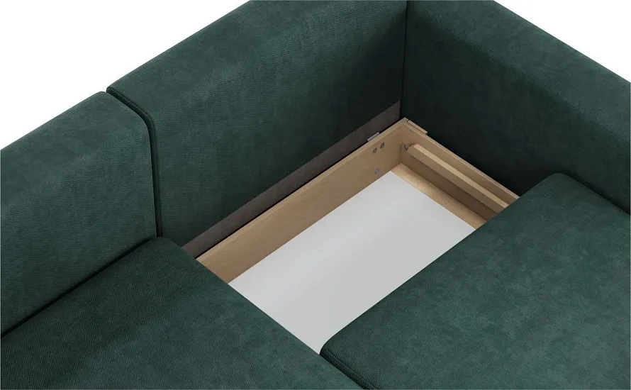 Диван угловой Ларсон 2М Nordic 74 изумруд - 6